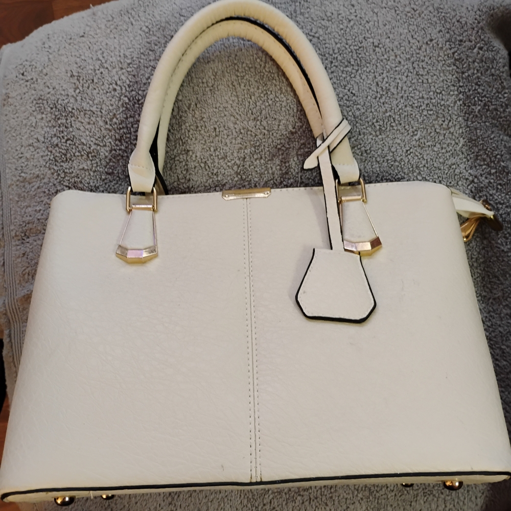 Ivory Satchel Bag